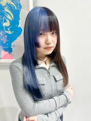 ロング あおい/透明感 /ハイトーンのヘアスタイル