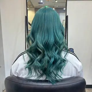 セミロング カラー DEST ゆりかのヘアスタイル