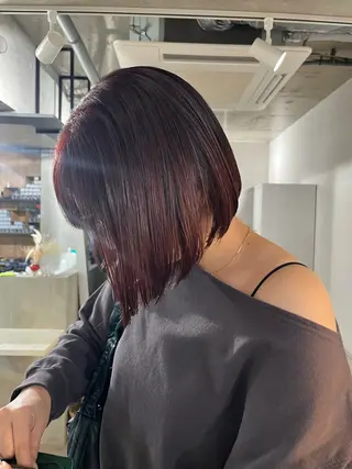ミディアム カラー anon Loemのヘアスタイル