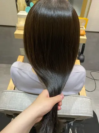 ロング カラー やまぐち あやみのヘアスタイル