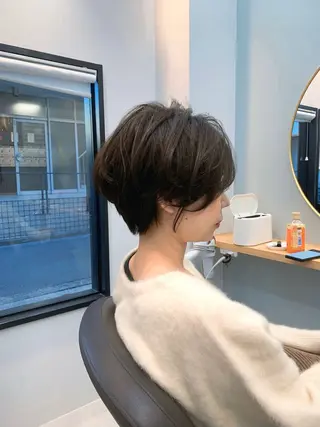 ショート カラー 前田 健太のヘアスタイル