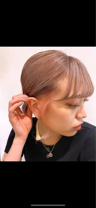 ミディアム カラー カラー特化美容師 サトウリュウマのヘアスタイル