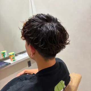 パーマ メンズ newi大分/ 磯部栞里／艶感カラーのヘアスタイル
