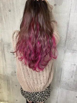 ロング カラー 美髪矯正・レイヤー 倉友哉のヘアスタイル