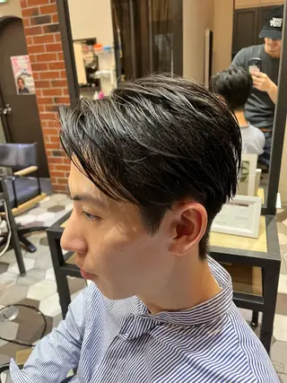 ショート パーマ メンズ 梅田/メンズ専門 /加地光尊のヘアスタイル