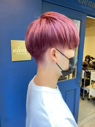 ショート カラー レイヤー💧艶髪 💧Syotaのヘアスタイル