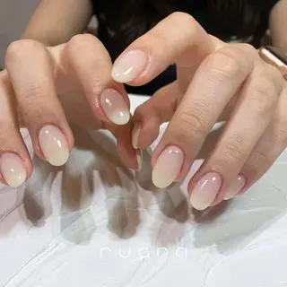 ネイル ニュアンスネイル🧡 rionaのネイルデザイン