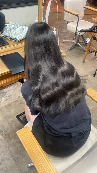 ロング カラーモデル募集 吉原佳穂💗のヘアスタイル