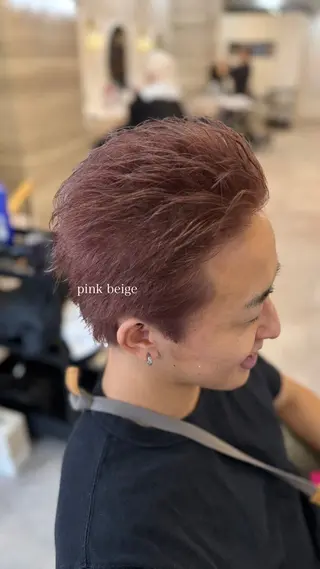 ショート カラー 【メンズ特化】池袋 韓国スタイル飯塚のヘアスタイル