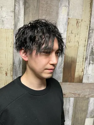 パーマ メンズ メンズ特化型/永井 友貴のヘアスタイル