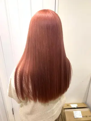 ロング 渋谷ハイトーン/ デザインカラー阿部のヘアスタイル
