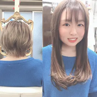 ショート プルエクステ/潤艶 最強矯正/西野入のヘアスタイル