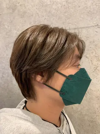 ショート メンズ 大人レイヤー×艶髪 小久保　春暁のヘアスタイル