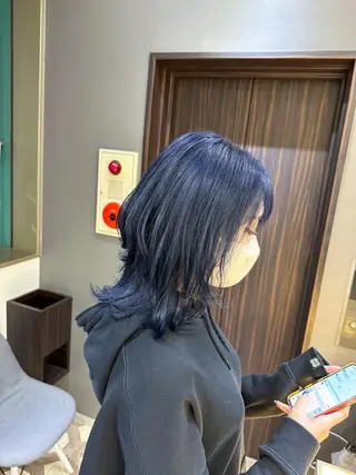 ミディアム カラー jill by gisel＿のヘアスタイル
