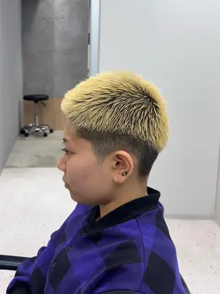 メンズ fizelle 南堀江のヘアスタイル