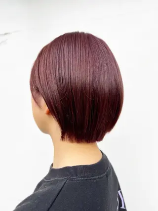 ショート カラー Sync所属・木・日曜日限定⭐️ 透明感カラー　まほのヘアスタイル