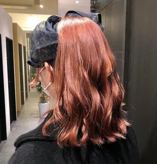セミロング カラー ヘアアレンジ メンズ キッズ stylist 🌸 kana.のヘアスタイル