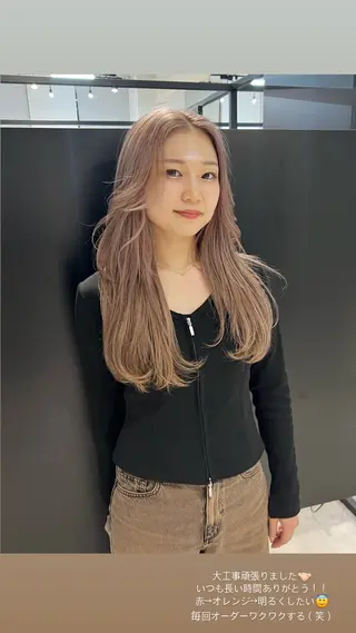 ロング カラー kimika🥑 メンズ/髪質改善のその他イメージ