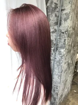ロング カラー Pia ツボイ ケイタのヘアスタイル