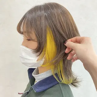 セミロング カラー パーマ職人🔥/短髪 執行役員/YUTAのヘアスタイル