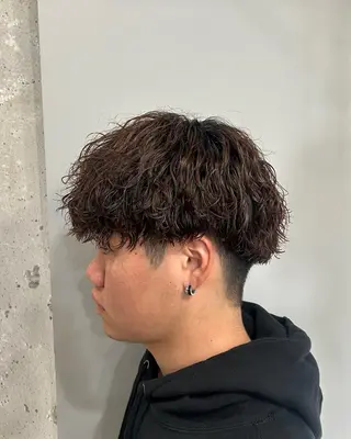カラー パーマ メンズ メンズカット🐺 パーマ特化🔥舜のヘアスタイル