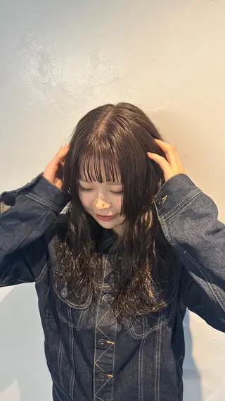 ロング カラー ヒグチ マユのヘアスタイル