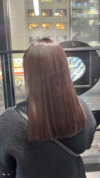 セミロング カラー 新宿/ヘアカラー AiNAのヘアスタイル