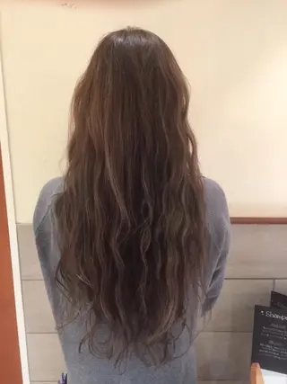 ロング カラー パーマ ヘアアレンジ 可愛いを作る神 ナオヒロのヘアスタイル