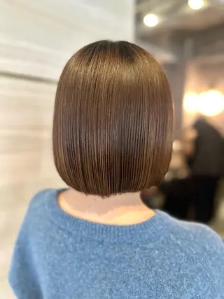 ミディアム カラー Hina🐣 elubylovisのヘアスタイル