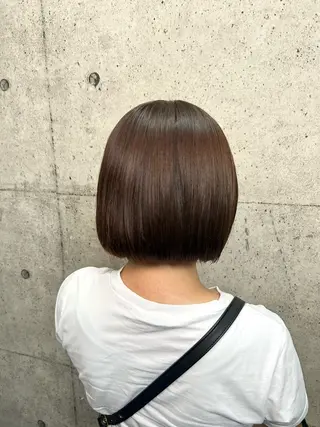 ショート カラー 青山 里帆のヘアスタイル