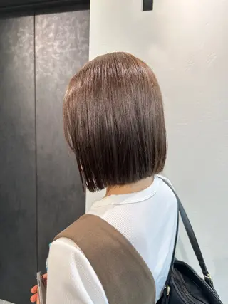 ショート カラー ヘアアレンジ ZA/ZA  AOYAMA所属・フェミニンスタイル/ 艶カラー/amiのヘアスタイル