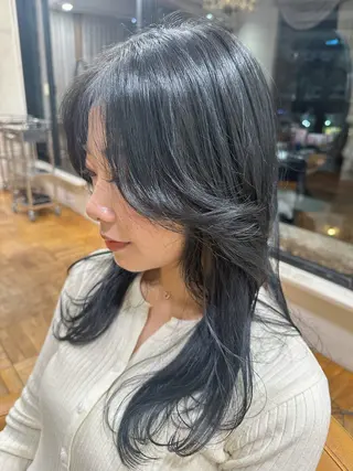 セミロング レイヤー／ボブ ／るかのヘアスタイル
