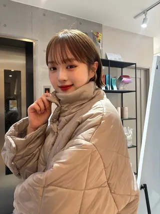 ショート 撮影モデル 様募集中🫧ももかのヘアスタイル