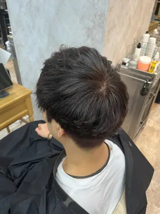 ショート カラー 縮毛矯正⚡️カラー いいじまのヘアスタイル