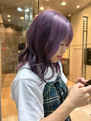 ミディアム カラー 名古屋カラー/ ななほ🌷⋆⭒˚のヘアスタイル