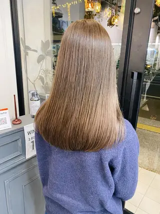 セミロング 小野田 航己のヘアスタイル