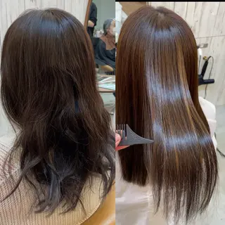 ロング 韓国レイヤー🇰🇷 /縮毛矯正💎/月音のヘアスタイル