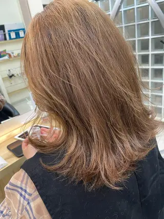 ミディアム カラー 田野倉NEXT店 美髪ニストのヘアスタイル