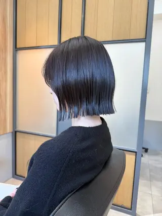 ショート カラー 神戸ボブ✂️ ioe三宮/田 伸佳のヘアスタイル