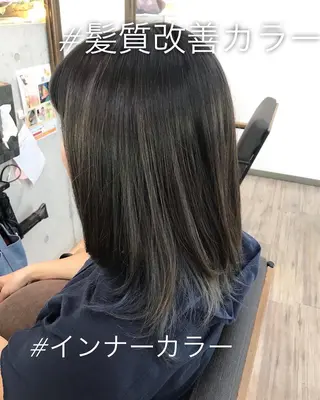 ミディアム カラー 村上 貴徳のヘアスタイル