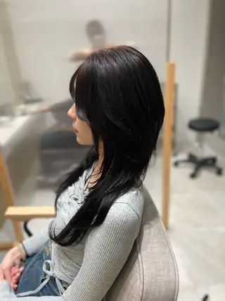 ロング 🦉静かに過ごしたい 方、個室席🦉タナカのヘアスタイル