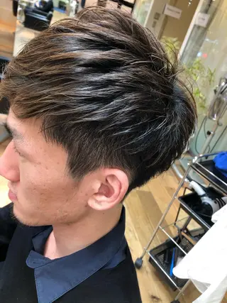 メンズ ショート・ウルフ✂︎ 安住有咲子のヘアスタイル