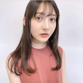 セミロング カラー マンツーマン半個室 tamuraのヘアスタイル