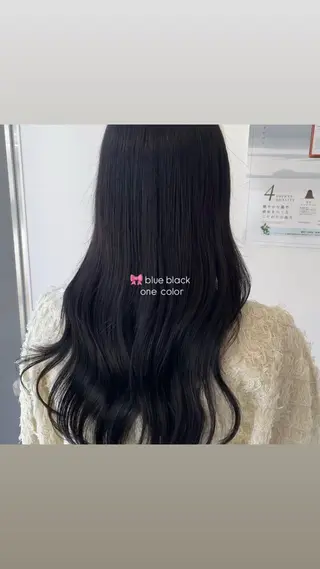 ロング レイヤー🩵オリーブ /透明感/Miuのヘアスタイル