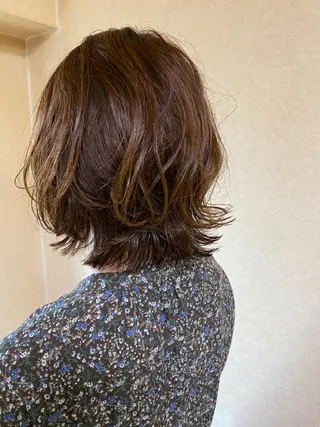 ミディアム sakamoto sayaのヘアスタイル