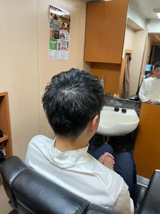 ショート メンズ 工藤 千織のヘアスタイル