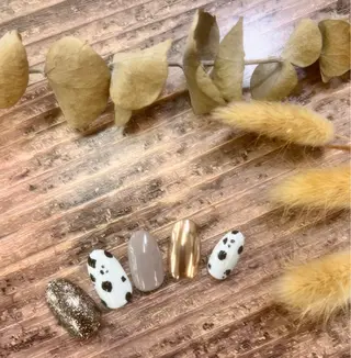 ネイル ⭐︎休業中の練習⭐︎ JNA認定講師髙橋のネイルデザイン