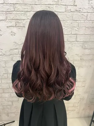 ロング カラー エクステ＆艶カラー 🎀YURINA🎀のヘアスタイル