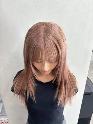 セミロング ✨武内凌太✨ 複雑履歴/ムラ修正のヘアスタイル