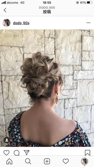 井上 歩美のヘアスタイル
